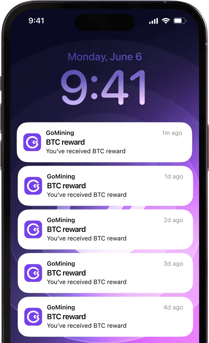 Daily BTC rewards for owning NFTs